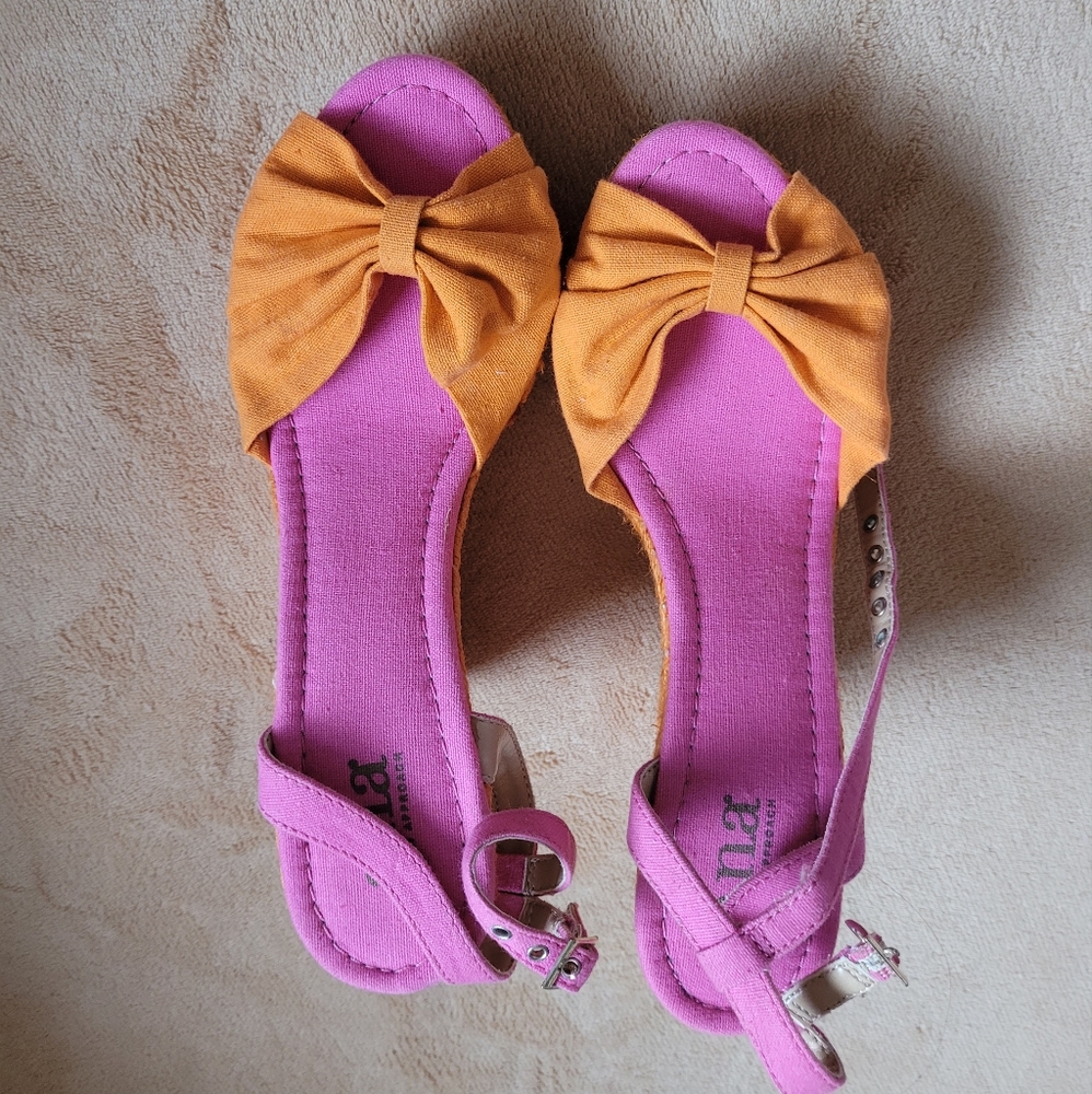 ANA SPRING SUMMER WEDGES SIZE 8 - Picture 3 of 9